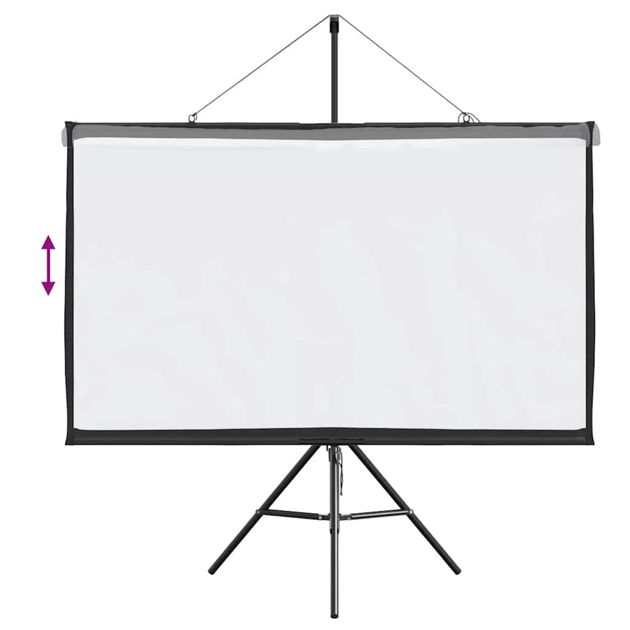 Projectiescherm met statief 72 inch 16:9