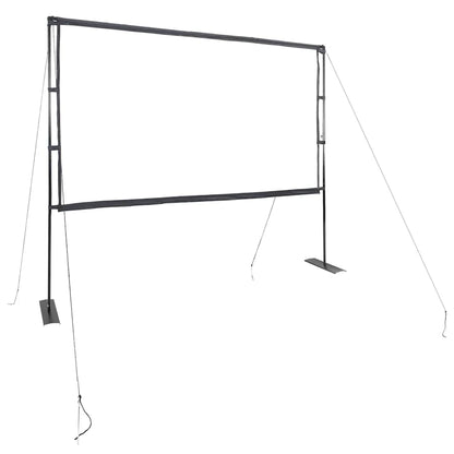 Projectiescherm met statieven 108 inch 16:9