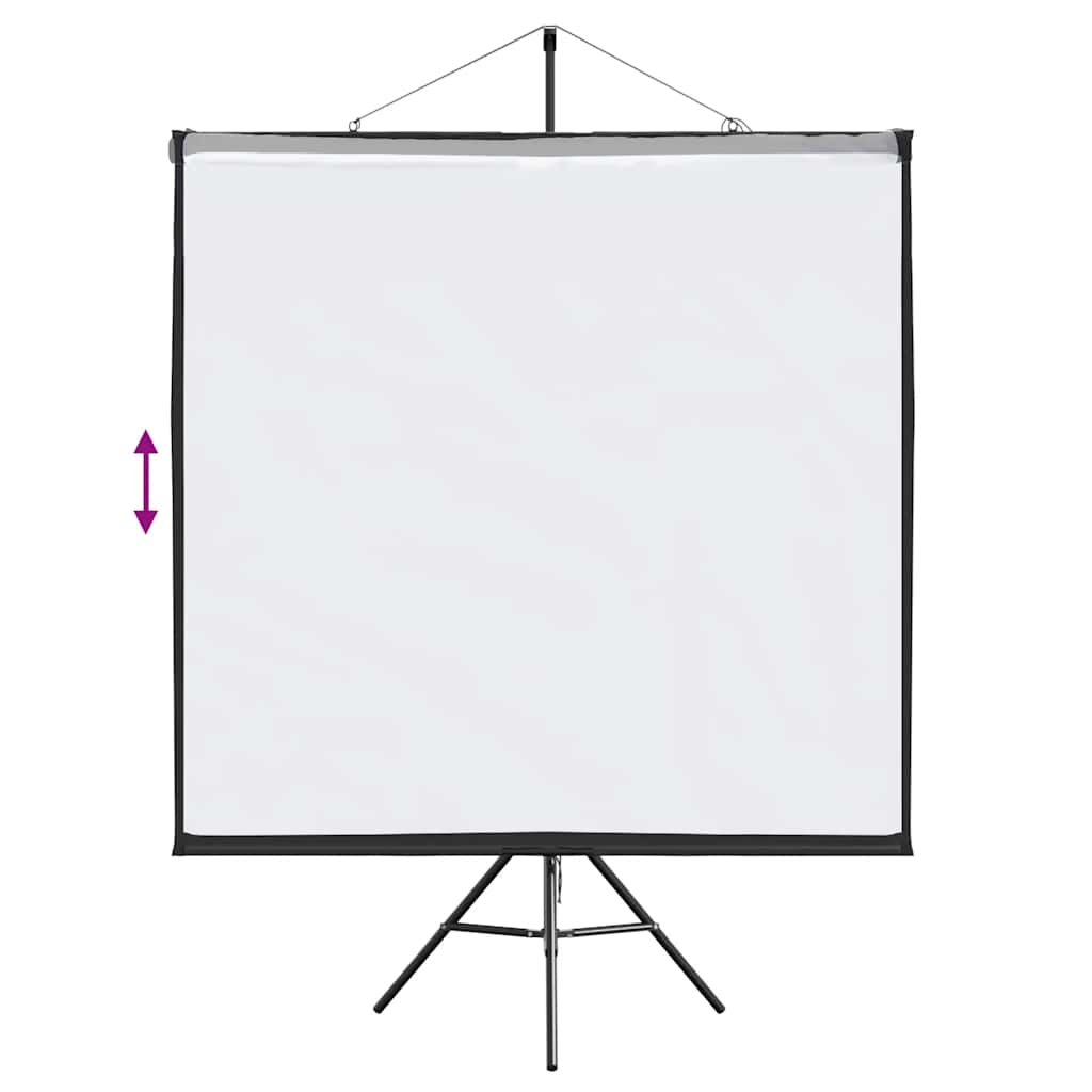 Projectiescherm met statief 67 inch 1:1