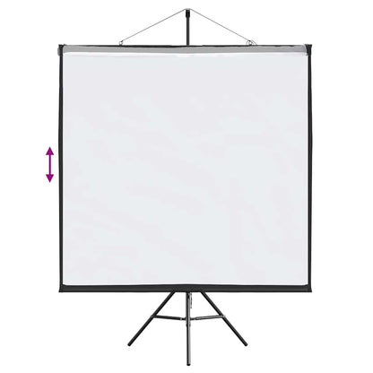 Projectiescherm met statief 67 inch 1:1