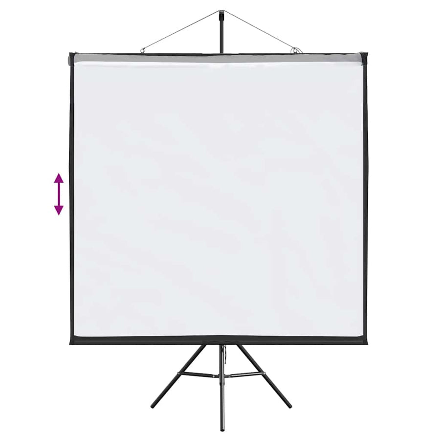 Projectiescherm met statief 67 inch 1:1