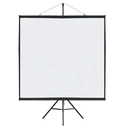 Projectiescherm met statief 72 inch 1:1