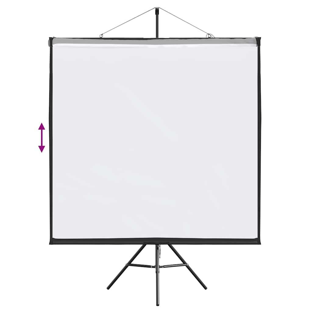 Projectiescherm met statief 72 inch 1:1