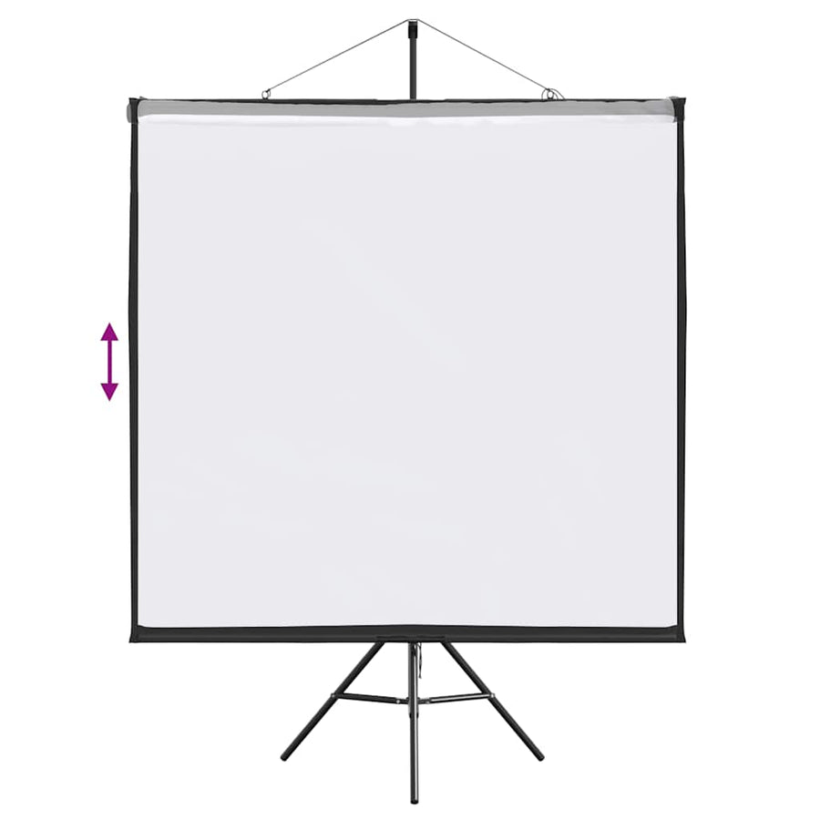 Projectiescherm met statief 72 inch 1:1