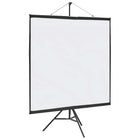 Projectiescherm statief 81 inch 1:1 matwit
