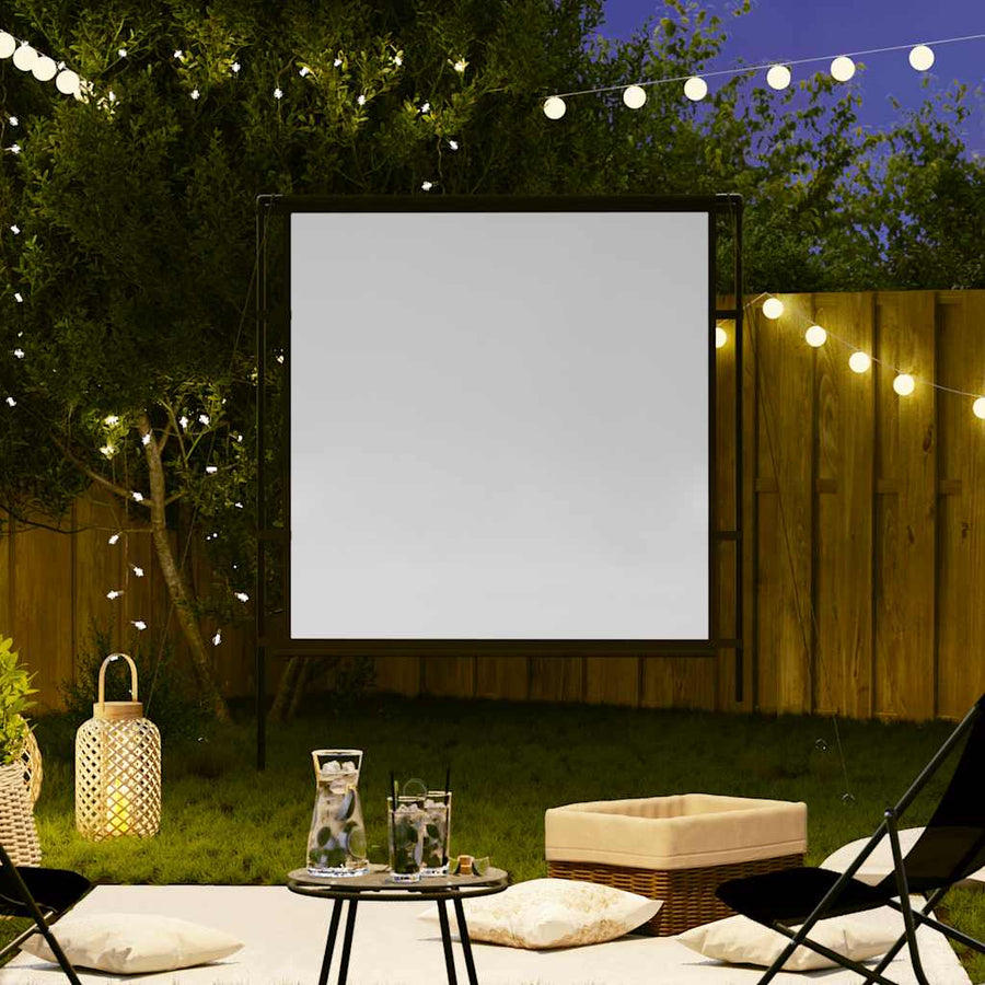 Projectiescherm met statieven 89 inch 1:1