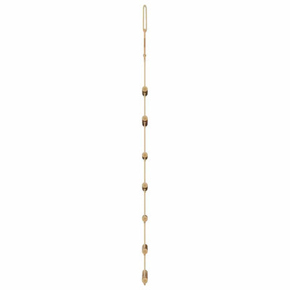 Hangende kerstbomen met topsterren 2 st 42x90 cm natuurlijke tak