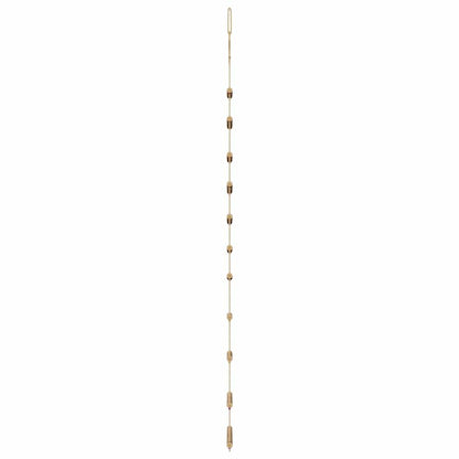 Hangende kerstboom met topster 74x150 cm natuurlijke tak