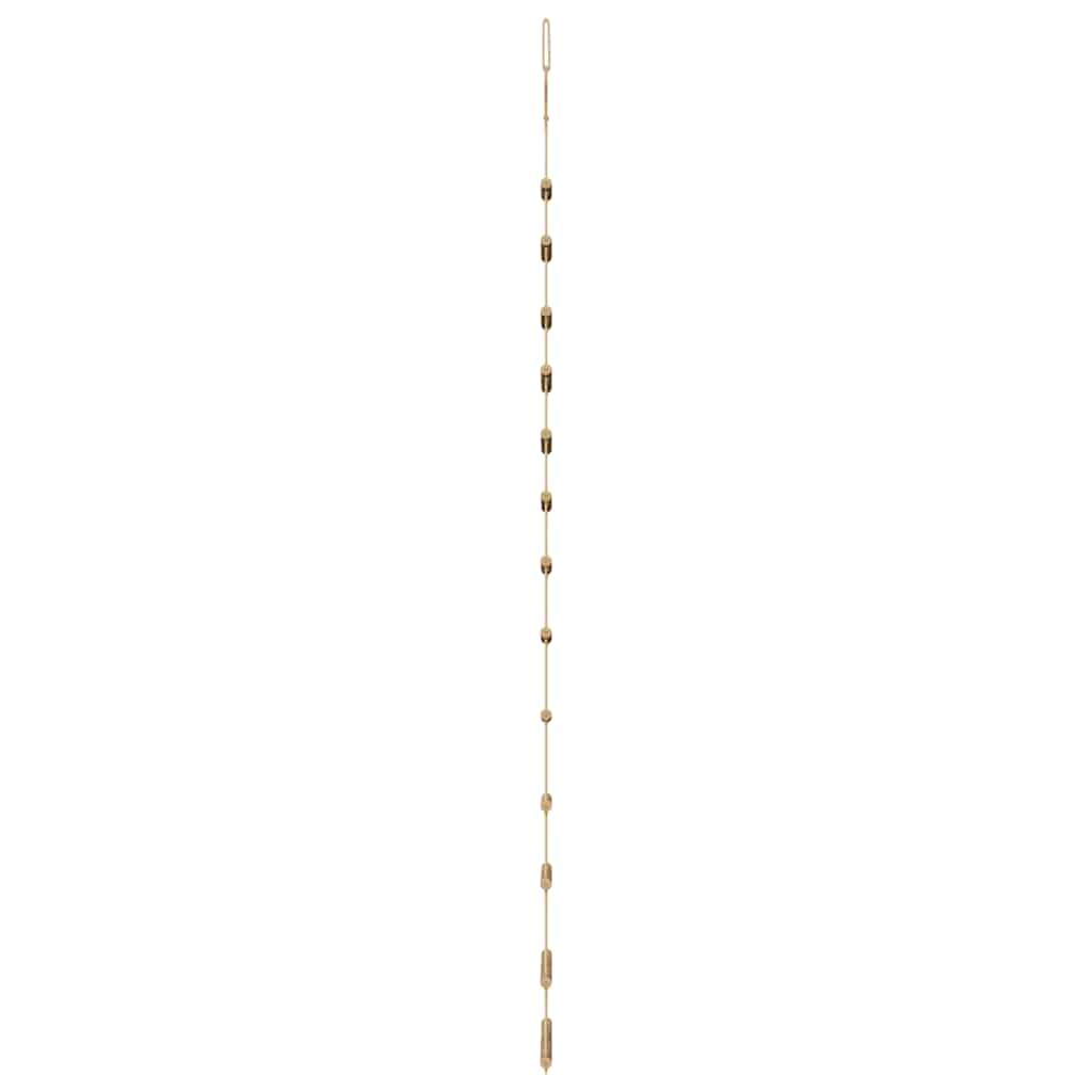 Hangende kerstboom met topster 86x180 cm natuurlijke tak