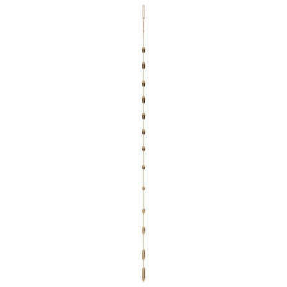 Hangende kerstboom met topster 86x180 cm natuurlijke tak