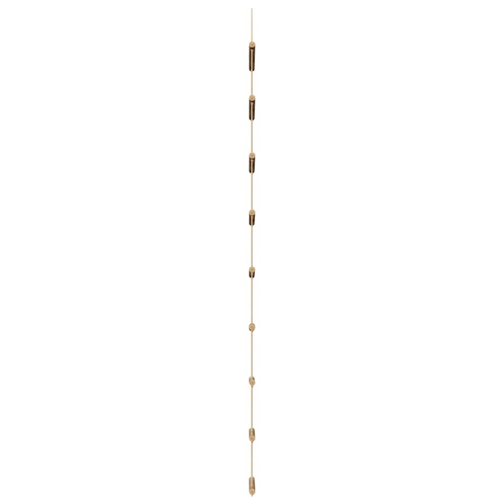Wanddecoratie laddervormig 50x150 cm naturel tak