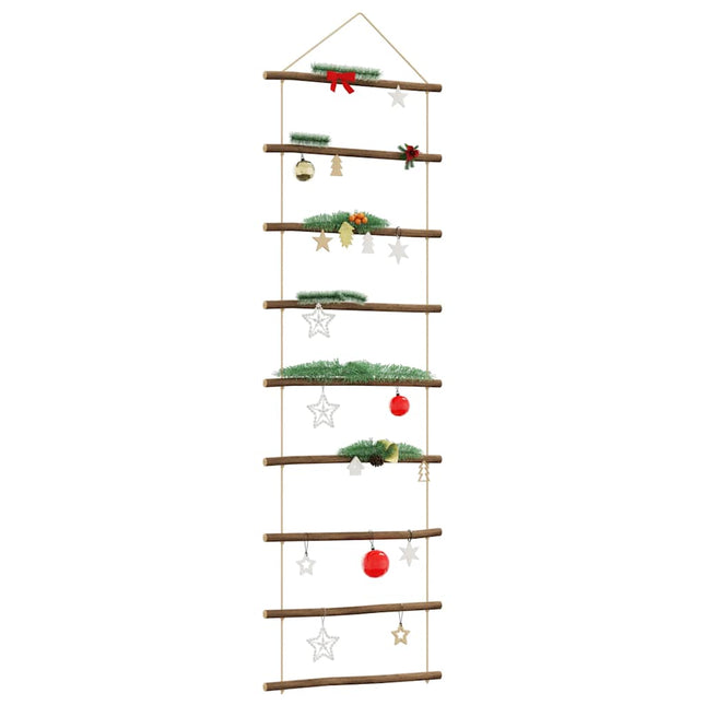 Wanddecoratie laddervormig 50x150 cm naturel tak