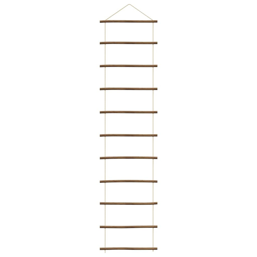 Wanddecoratie laddervormig 50x200 cm naturel tak