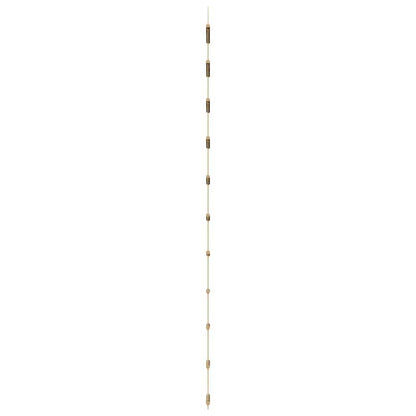 Wanddecoratie laddervormig 50x200 cm naturel tak