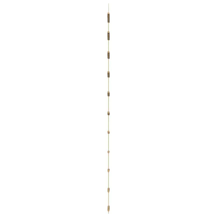 Wanddecoratie laddervormig 50x200 cm naturel tak
