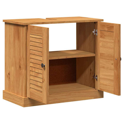 Wastafelkast VIGO Bruin en Honingbruin 68 x 34 x 59 cm