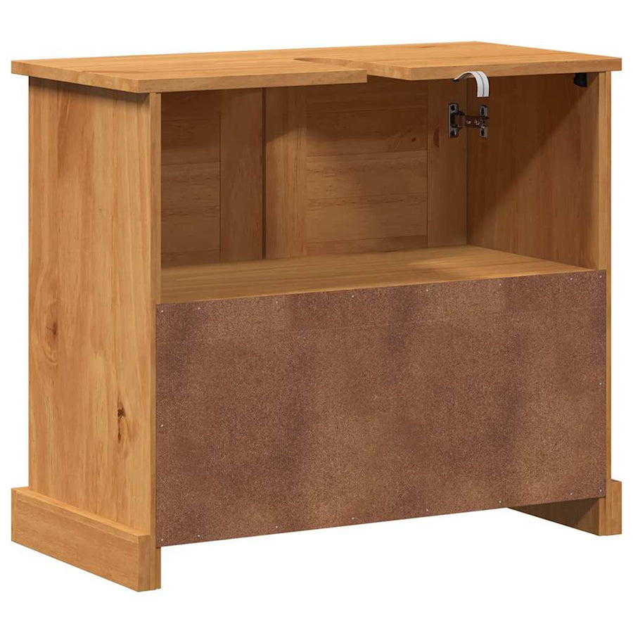 Wastafelkast VIGO Bruin en Honingbruin 68 x 34 x 59 cm