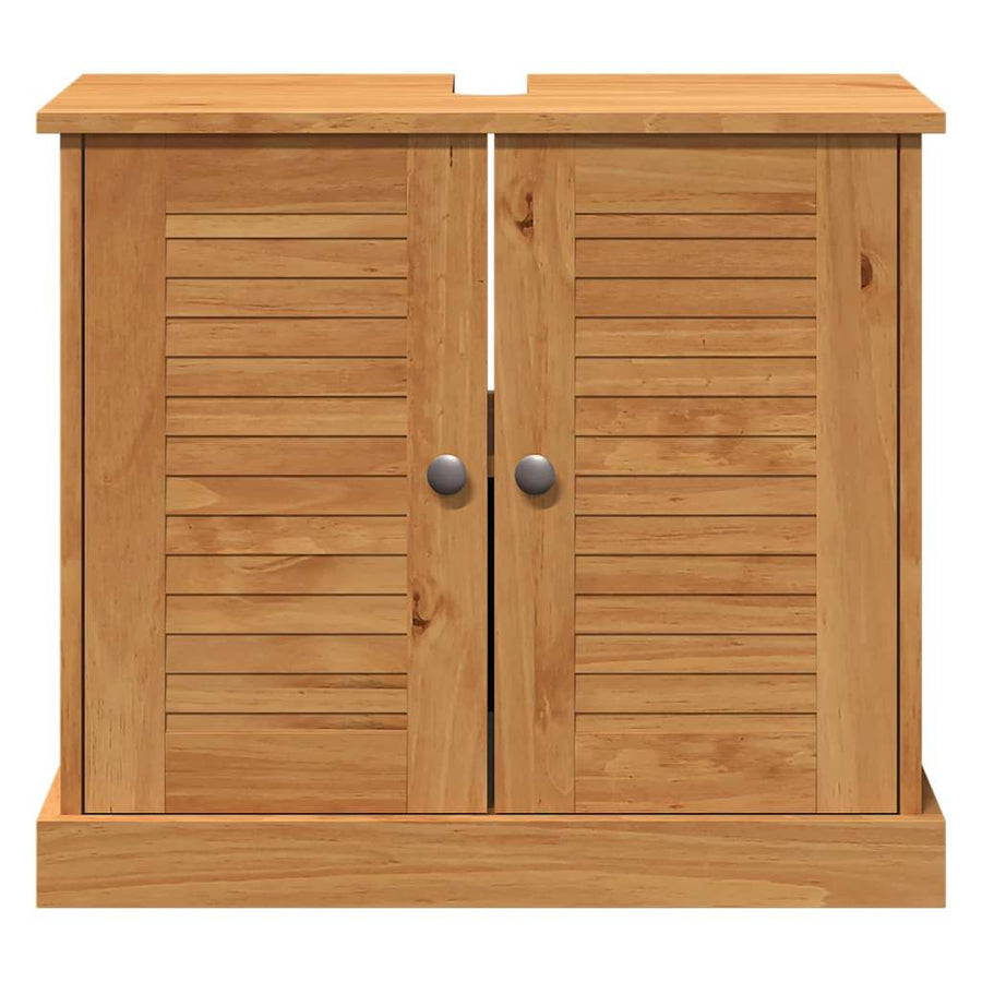 Wastafelkast VIGO Bruin en Honingbruin 68 x 34 x 59 cm