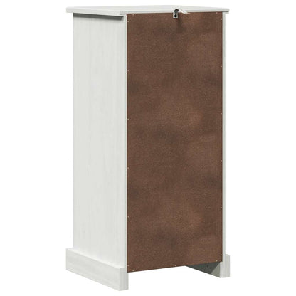 Badkamer Kast met plank met opslag met de deur Antiekwit Middelgroot MDF