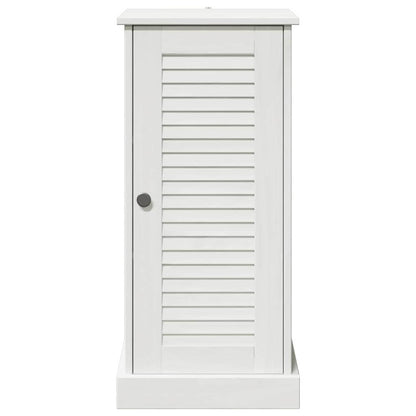 Badkamer Kast met plank met opslag met de deur Antiekwit Middelgroot MDF