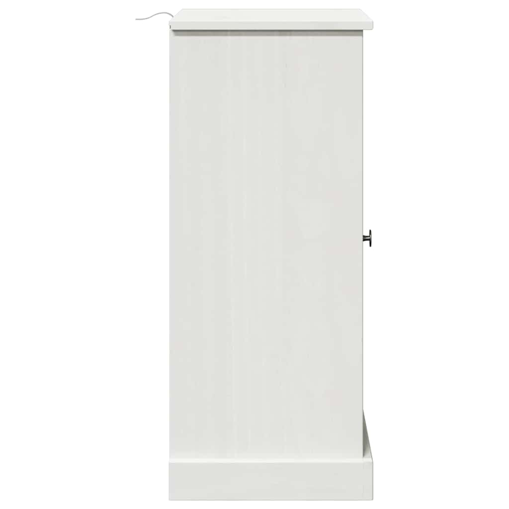 Badkamer Kast met plank met opslag met de deur Antiekwit Middelgroot MDF