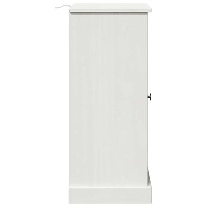Badkamer Kast met plank met opslag met de deur Antiekwit Middelgroot MDF