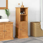 Badkamerkast grenenhout 37x34x110 cm bruin honingbruin