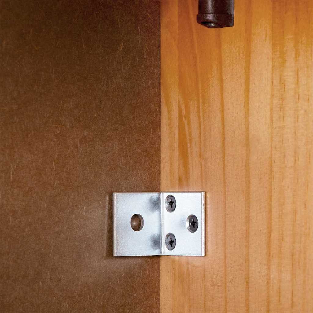 Wasmachinekast VIGO Bruin en Honingbruin 72,5 x 27 x 161 cm