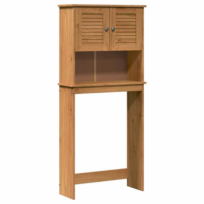 Wasmachinekast VIGO Bruin en Honingbruin 72,5 x 27 x 161 cm