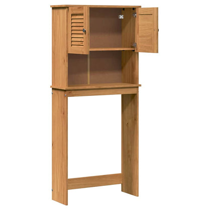 Wasmachinekast VIGO Bruin en Honingbruin 72,5 x 27 x 161 cm