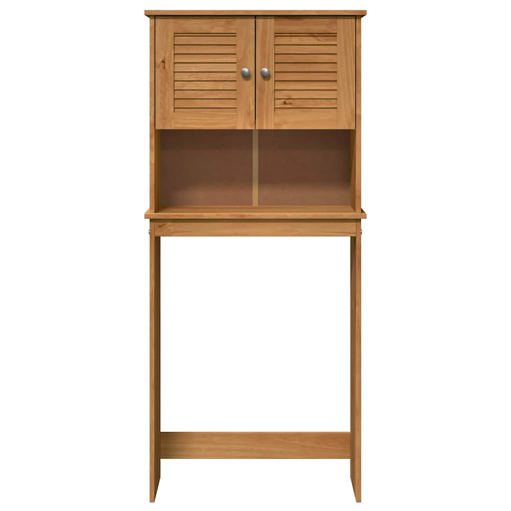 Wasmachinekast VIGO Bruin en Honingbruin 72,5 x 27 x 161 cm