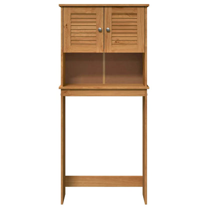 Wasmachinekast VIGO Bruin en Honingbruin 72,5 x 27 x 161 cm