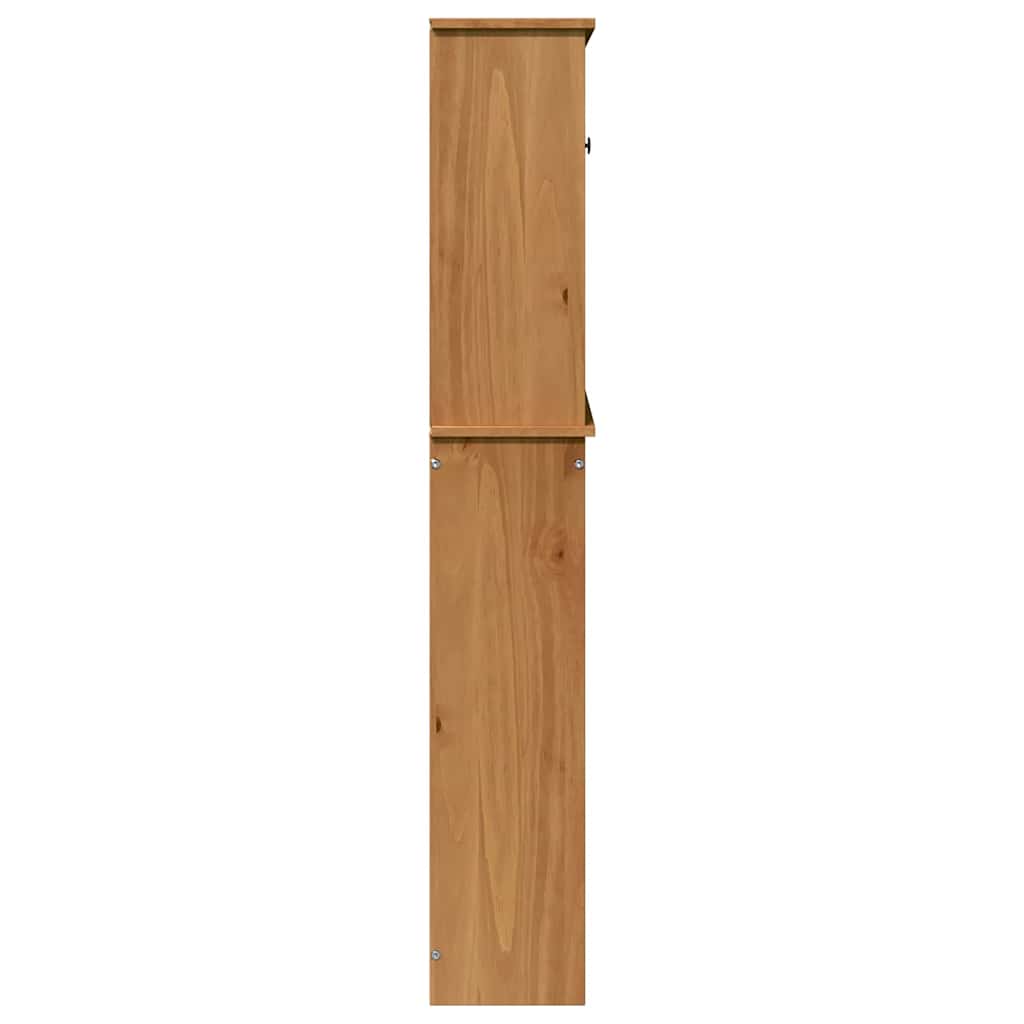 Wasmachinekast VIGO Bruin en Honingbruin 72,5 x 27 x 161 cm