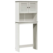 Wasmachinekast VIGO Wit en Antiek Wit 72,5 x 27 x 161 cm