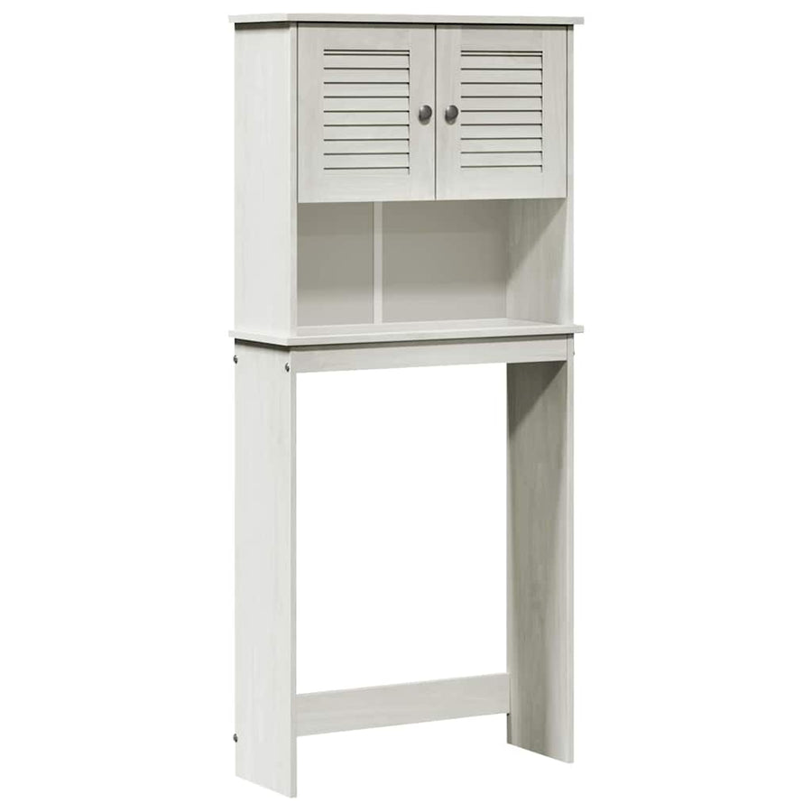 Wasmachinekast VIGO Wit en Antiek Wit 72,5 x 27 x 161 cm