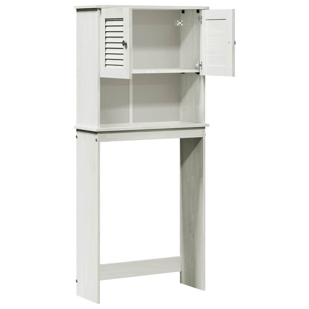 Wasmachinekast VIGO Wit en Antiek Wit 72,5 x 27 x 161 cm