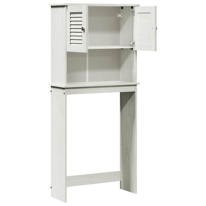 Wasmachinekast VIGO Wit en Antiek Wit 72,5 x 27 x 161 cm