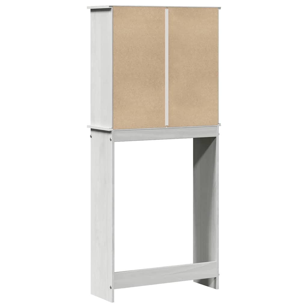 Wasmachinekast VIGO Wit en Antiek Wit 72,5 x 27 x 161 cm