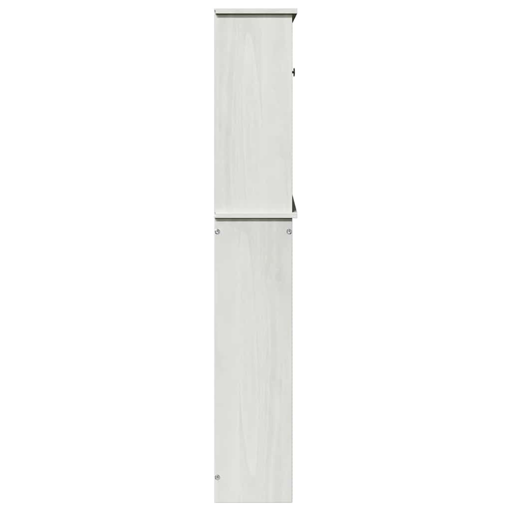 Wasmachinekast VIGO Wit en Antiek Wit 72,5 x 27 x 161 cm