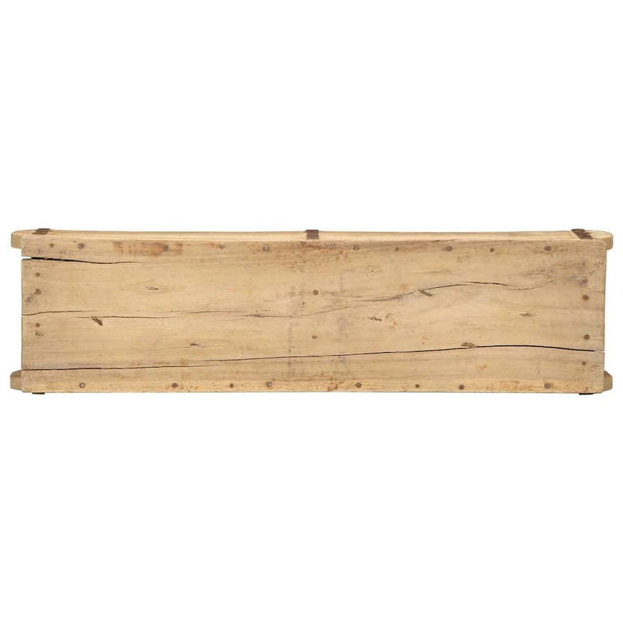 Dienblad Bruin 57 x 15 x 9 cm Massief Gerecycled Hout