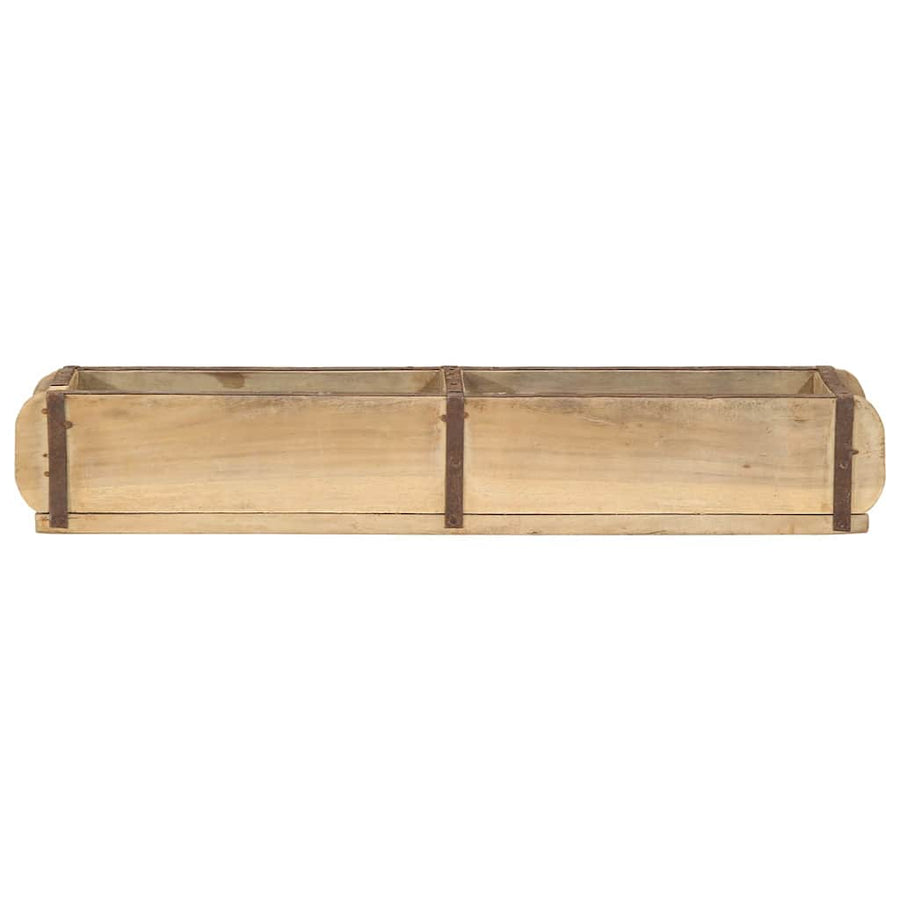 Dienblad Bruin 57 x 15 x 9 cm Massief Gerecycled Hout