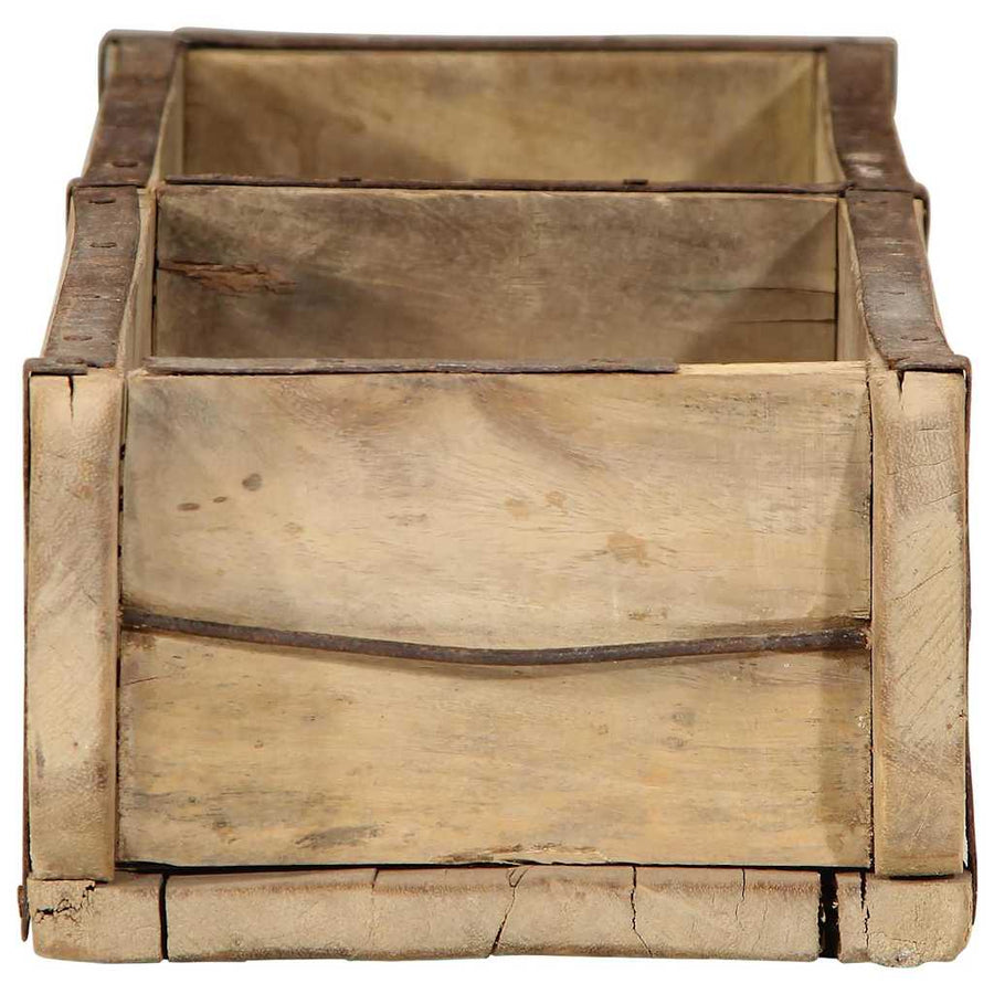 Dienblad Bruin 57 x 15 x 9 cm Massief Gerecycled Hout