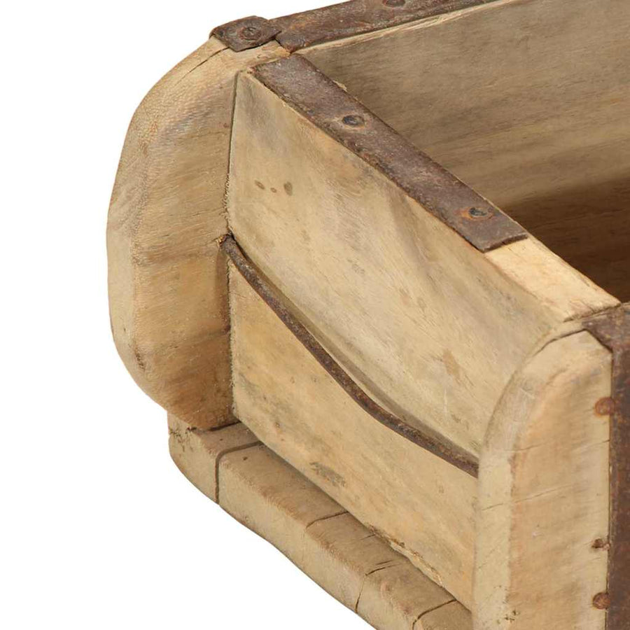 Dienblad 4 pcs Bruin 57 x 15 x 9 cm Massief Gerecycled Hout