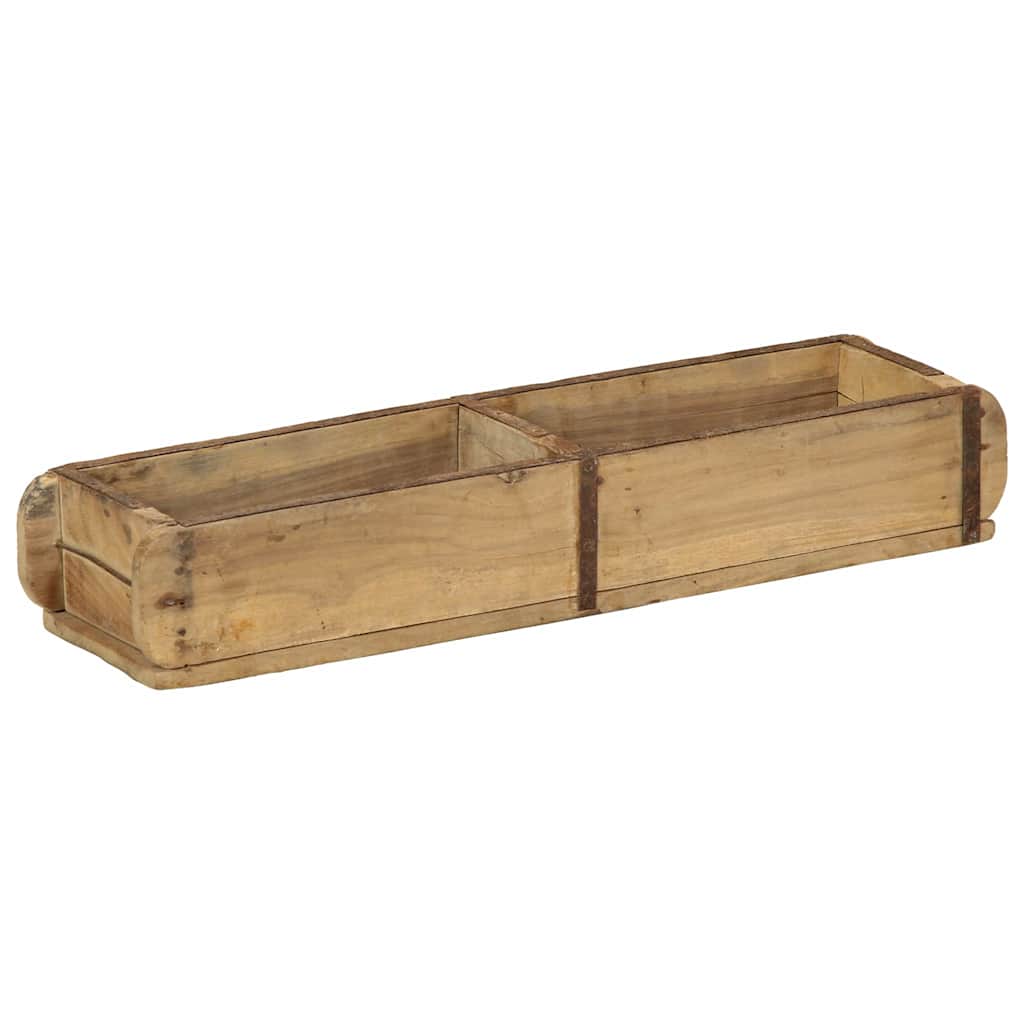 Dienblad 4 pcs Bruin 57 x 15 x 9 cm Massief Gerecycled Hout