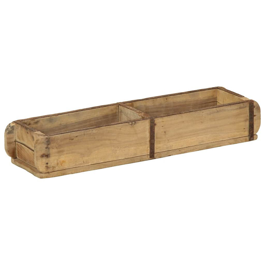 Dienblad 4 pcs Bruin 57 x 15 x 9 cm Massief Gerecycled Hout