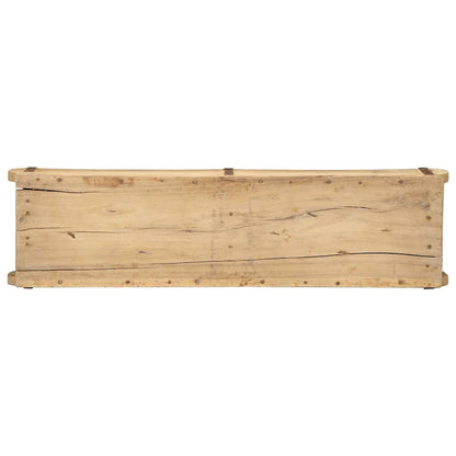 Dienblad 4 pcs Bruin 57 x 15 x 9 cm Massief Gerecycled Hout