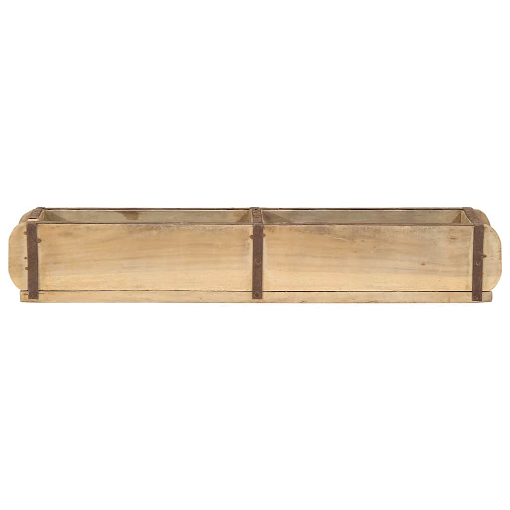 Dienblad 4 pcs Bruin 57 x 15 x 9 cm Massief Gerecycled Hout