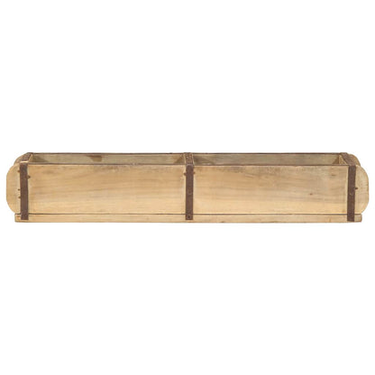 Dienblad 4 pcs Bruin 57 x 15 x 9 cm Massief Gerecycled Hout
