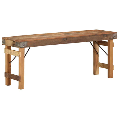 Bank Naturel 110 x 35 x 46 cm Hergebruikt Oud Hout