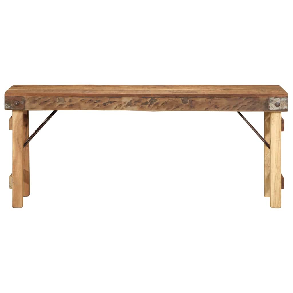 Bank Naturel 110 x 35 x 46 cm Hergebruikt Oud Hout